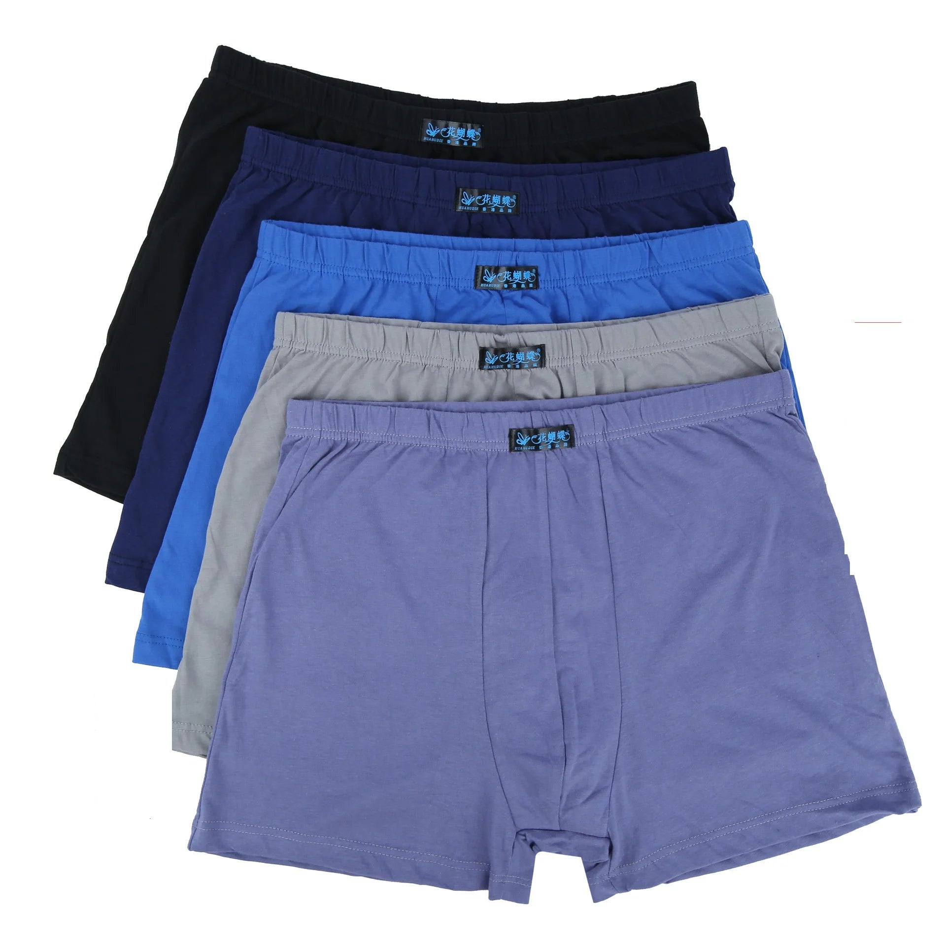 4-packs Men Underwear Boxer Male Men's Boxer For Mens Pantie Lot Underpant Loose Large Big Short Comfortable Cotton 8XL 9XL 10XL